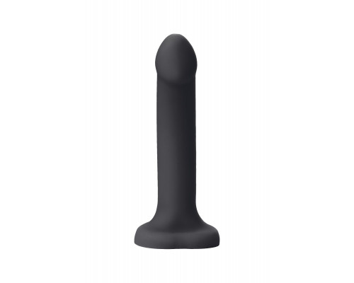 Заказать Черный фаллос с имитацией эякуляции Silicon Cum Dildo L - 19,6 см.