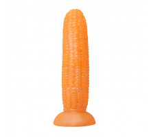 Оранжевый стимулятор в форме кукурузы - 17 см.