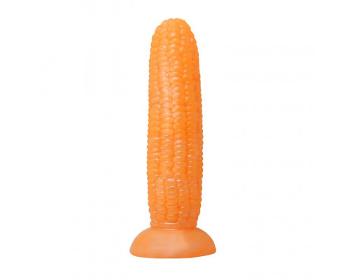 Оранжевый стимулятор в форме кукурузы - 17 см.