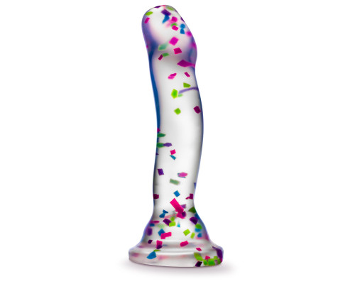 Прозрачный люминесцентный фаллоимитатор Hanky-Panky - 19 см.