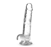 Прозрачный фаллоимитатор 7 Inch Crystalline Dildo - 17,7 см.