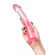 Заказать Розовый нереалистичный фаллоимитатор Jelly Dildo XL - 22 см.