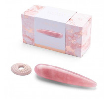 Массажер Le Wand Crystal Wand из розового кварца