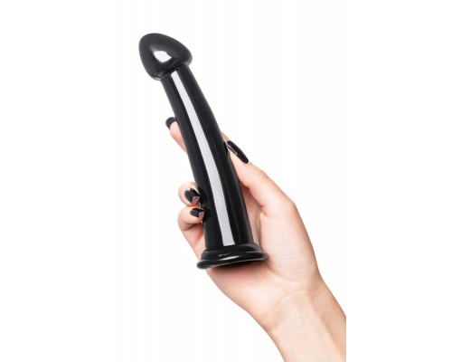 Заказать Черный нереалистичный фаллоимитатор Jelly Dildo L - 20 см.