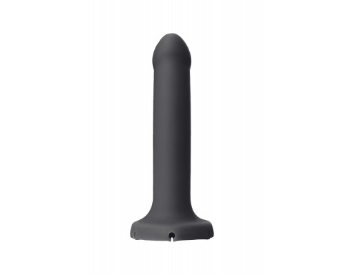 Заказать Черный фаллос с имитацией эякуляции Silicon Cum Dildo L - 19,6 см.