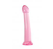 Розовый нереалистичный фаллоимитатор Jelly Dildo XL - 22 см.