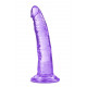 Фиолетовый фаллоимитатор Lust N’ Thrust - 19 см.
