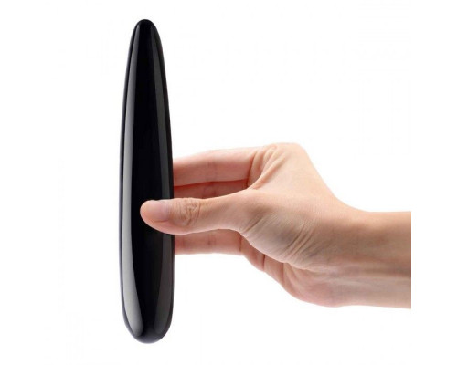 Заказать Массажер Le Wand Crystal Slim Wand из черного обсидиана