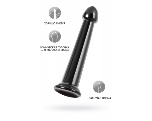 Заказать Черный нереалистичный фаллоимитатор Jelly Dildo L - 20 см.