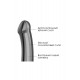 Заказать Черный фаллос на присоске Silicone Bendable Dildo M - 18 см.