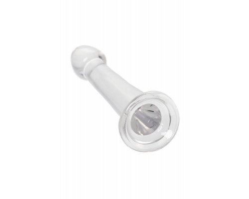 Заказать Прозрачный нереалистичный фаллоимитатор Jelly Dildo XL - 22 см.