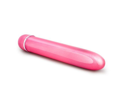 Заказать Розовый тонкий классический вибратор Slimline Vibe - 17,8 см.