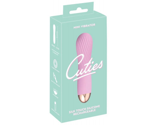 Заказать Розовый мини-вибратор Cuties 2.0 - 12,5 см.
