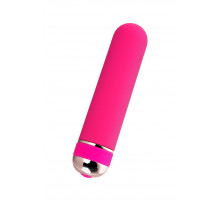 Розовый нереалистичный мини-вибратор Mastick Mini - 13 см.