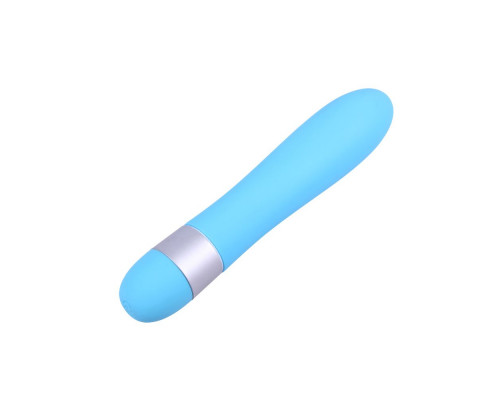 Заказать Голубой классический вибратор Precious Passion Vibrator - 17 см.