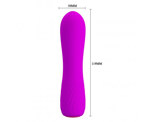 Заказать Лиловый мини-вибратор Beau - 11,9 см.