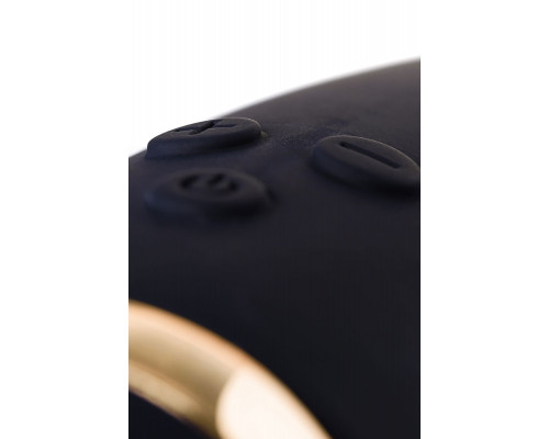 Заказать Чёрный вибратор WANAME Storm со стимулирующими рёбрами - 22,5 см.