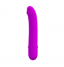 Лиловый мини-вибратор Beck - 12 см.