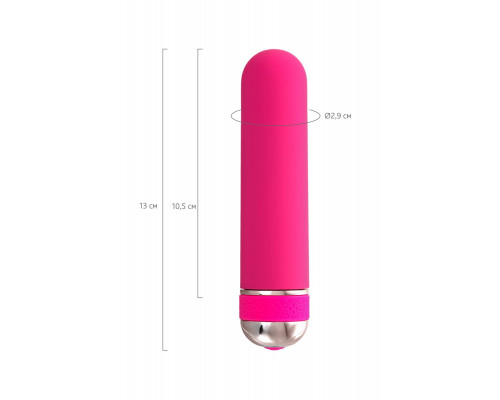 Заказать Розовый нереалистичный мини-вибратор Mastick Mini - 13 см.