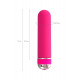 Заказать Розовый нереалистичный мини-вибратор Mastick Mini - 13 см.