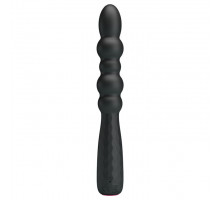 Черный гнущийся вибратор Monroe - 18,5 см.