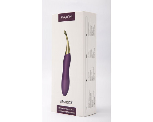 Точечный стимулятор клитора со сменными насадками Beatrice