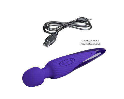 Заказать Фиолетовый wand-вибратор Antony-Youth - 26 см. Заказать Фиолетовый wand-вибратор Antony-Youth - 26 см.