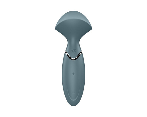 Заказать Серый вибромассажер Mini Wand-er - 16 см.