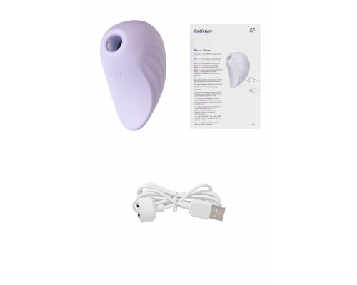 Заказать Сиреневый вакуум-волновой стимулятор клитора Satisfyer Pearl Diver
