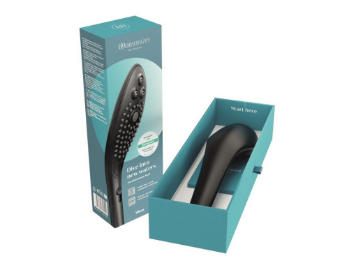 Черная насадка для душа Womanizer Wave