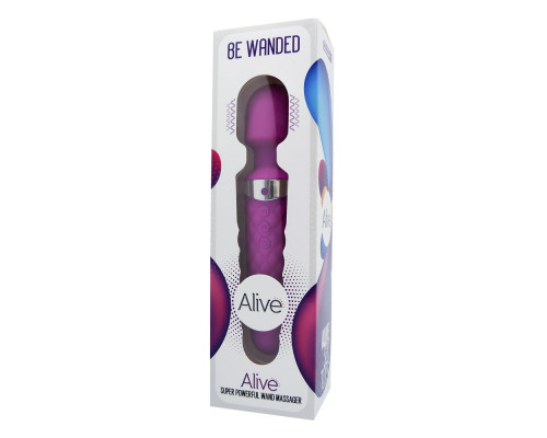 Фиолетовый wand-вибратор Be Wanded - 20 см.