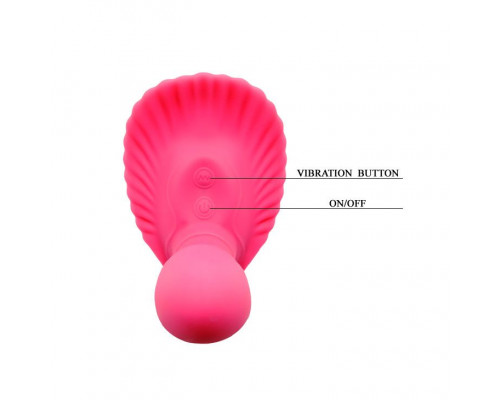 Заказать Клиторальный стимулятор с вагинальной пробкой Fancy Clamshell