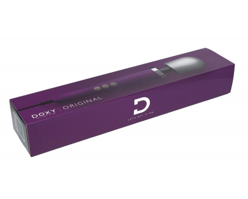 Фиолетовый жезловый вибратор Doxy Original Massager