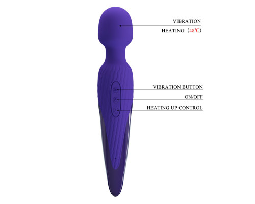 Заказать Фиолетовый wand-вибратор Antony-Youth - 26 см. Заказать Фиолетовый wand-вибратор Antony-Youth - 26 см.