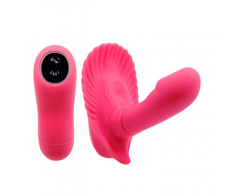 Заказать Клиторальный стимулятор с вагинальной пробкой Fancy Clamshell