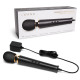 Заказать Черный проводной вибратор Le Wand Petite Vibrating Massager - 25 см.