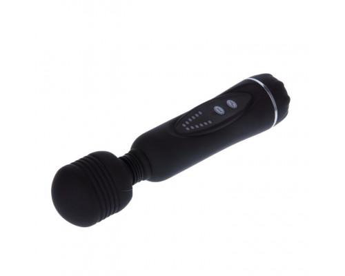 Заказать Черный вибромассажер со сменными насадками Power Wand - 20,5 см. Заказать Черный вибромассажер со сменными насадками Power Wand - 20,5 см.