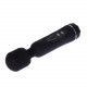 Заказать Черный вибромассажер со сменными насадками Power Wand - 20,5 см.