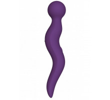 Фиолетовый жезловый вибромассажёр Cassi - 21 см.