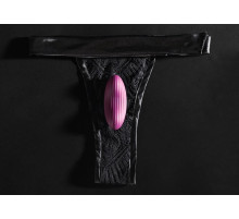 Фиолетовый клиторальный стимулятор Edeny с управлением через приложение