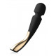 Заказать Черный вибромассажёр Lelo Smart Wand 2 Large - 30,4 см.