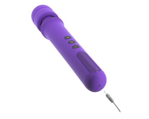 Заказать Фиолетовый вибромассажер Rechargeable Power Wand
