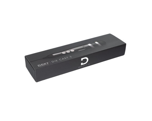 Заказать Черный жезловый вибратор Doxy Die Cast 3
