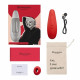Заказать Красный бесконтактный клиторальный стимулятор Womanizer Marilyn Monroe Special Edition