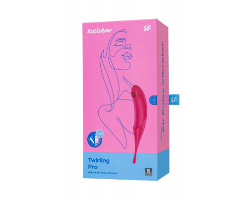 Заказать Красный вакуум-волновой стимулятор клитора Satisfyer Twirling Pro
