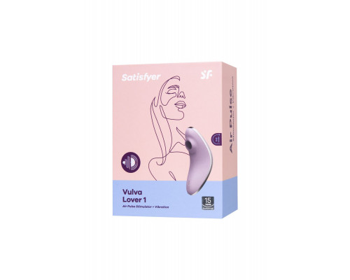 Заказать Сиреневый вакуум-волновой вибростимулятор клитора Satisfyer Vulva Lover 1