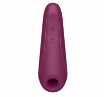 Бордовый вакуум-волновой стимулятор Satisfyer Curvy 1+