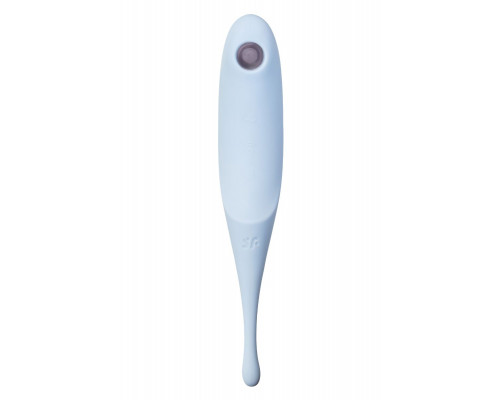 Заказать Голубой вакуум-волновой стимулятор клитора Satisfyer Twirling Pro