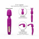 Заказать Лиловый вибратор с 2 сменными насадками R-Evolution Wand Vibrator with 2 Attachments