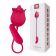 Заказать Розовый вибромассажер Rose Pro 8